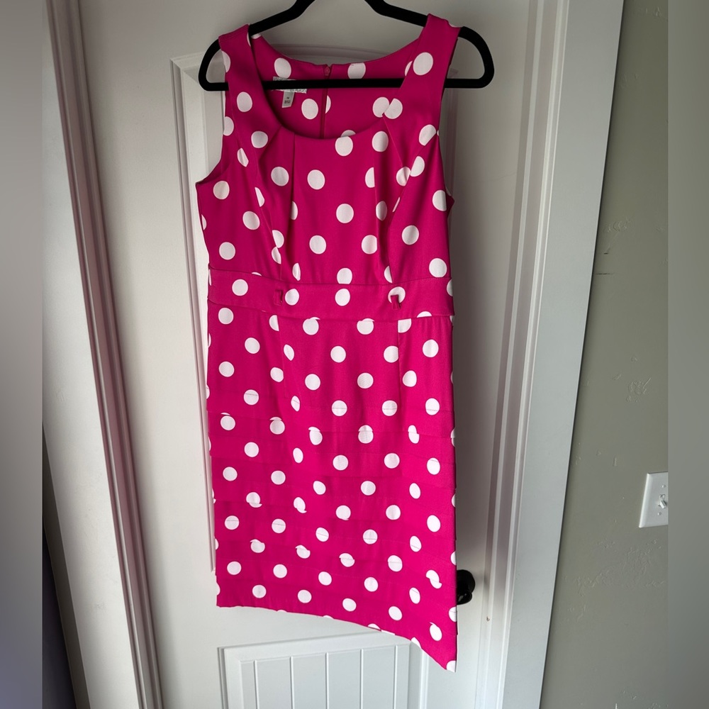 Fun Pink polka dot dress